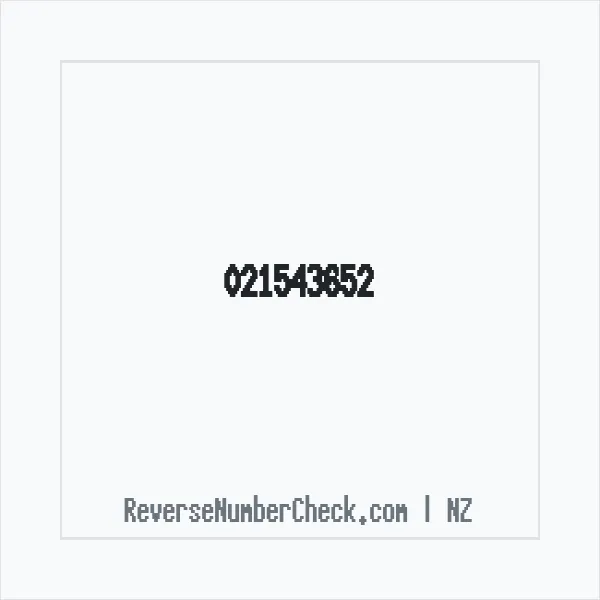 Phone number +64 (2) 1543-652 image