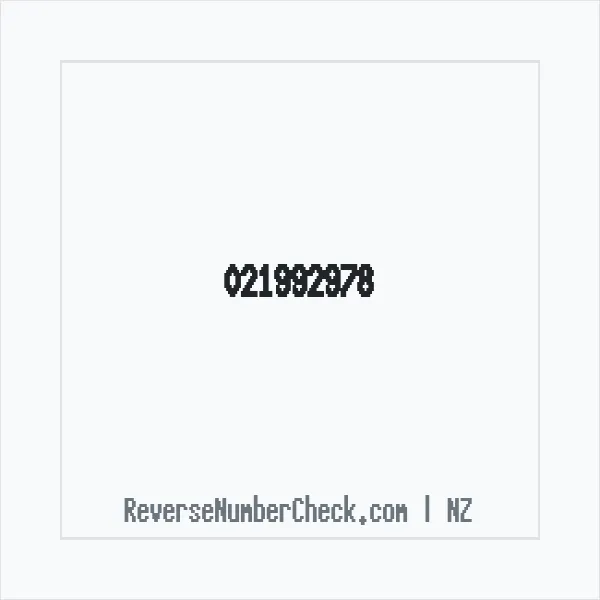 Phone number +64 (2) 1992-978 image