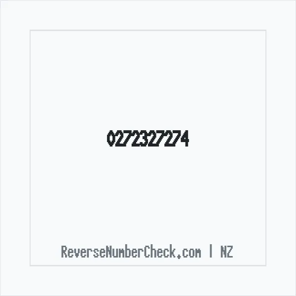 Phone number +64 (2) 7232-7274 image
