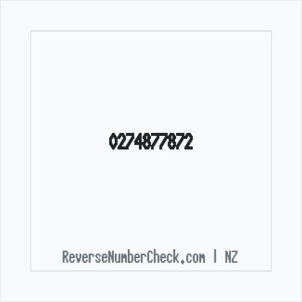 Phone number +64 (2) 7487-7872 image