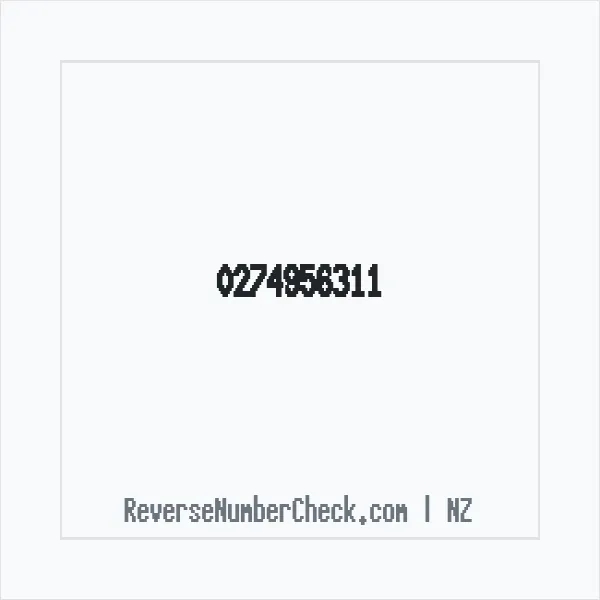 Phone number +64 (2) 7495-6311 image