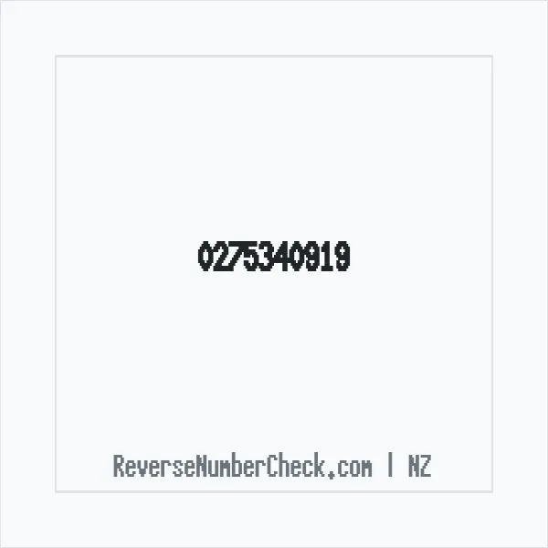 Phone number +64 (2) 7534-0919 image