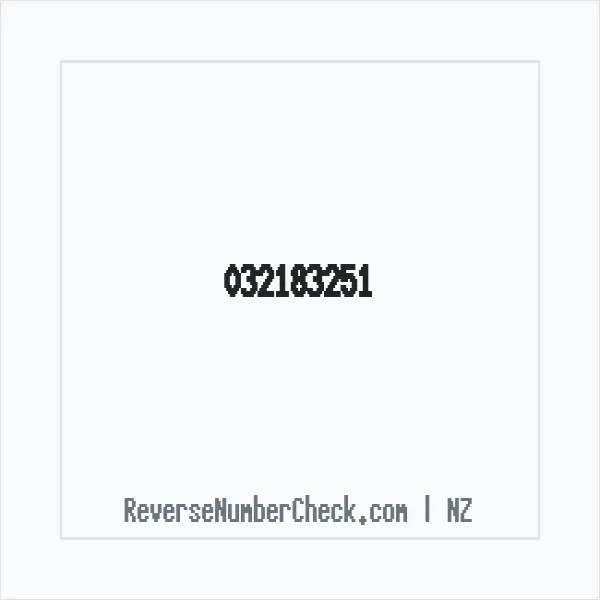 Phone number +64 (3) 2183-251 image