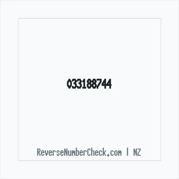 Phone number +64 (3) 3188-744 image