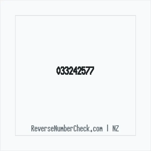 Phone number +64 (3) 3242-577 image