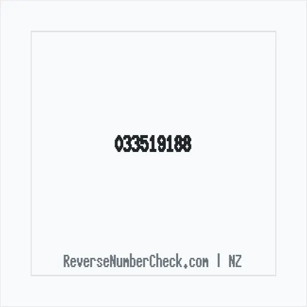 Phone number +64 (3) 3519-188 image