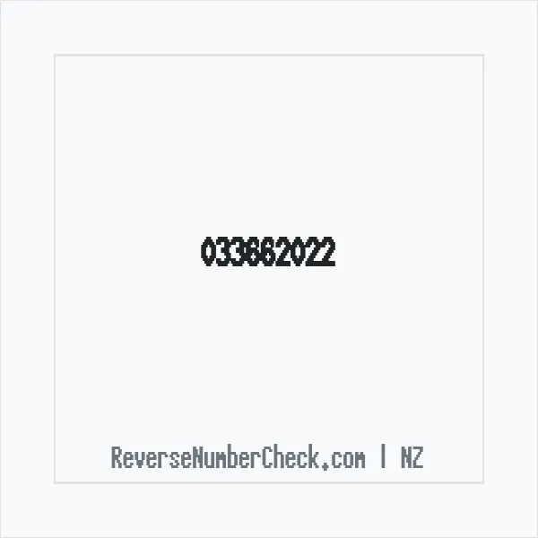Phone number +64 (3) 3662-022 image