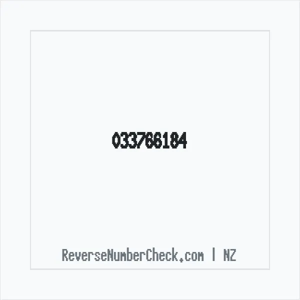 Phone number +64 (3) 3766-184 image