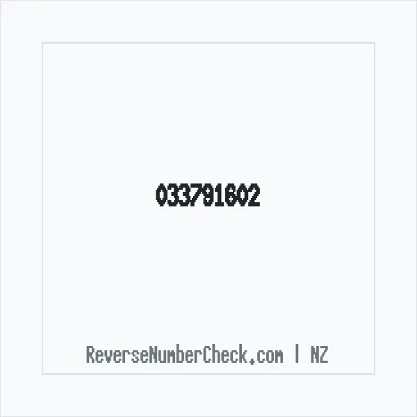 Phone number +64 (3) 3791-602 image