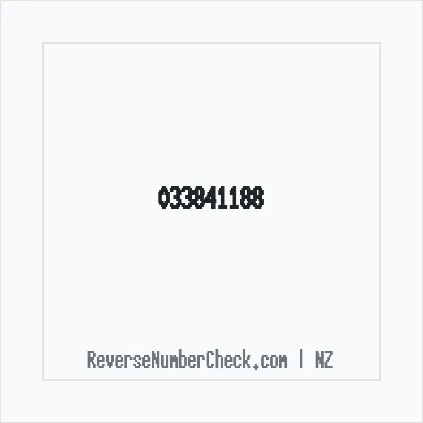 Phone number +64 (3) 3841-188 image