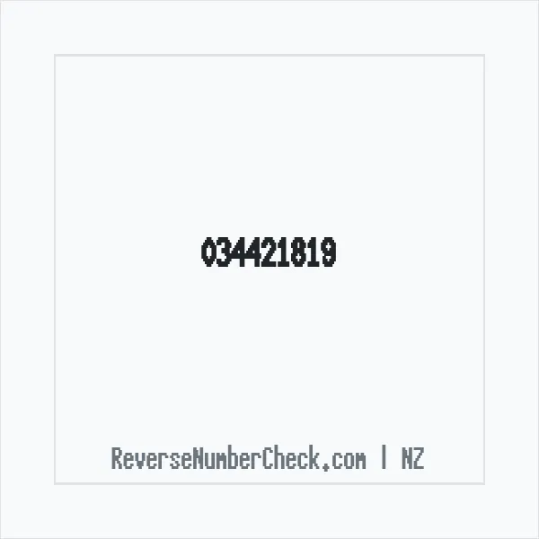 Phone number +64 (3) 4421-819 image