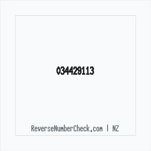 Phone number +64 (3) 4429-113 image