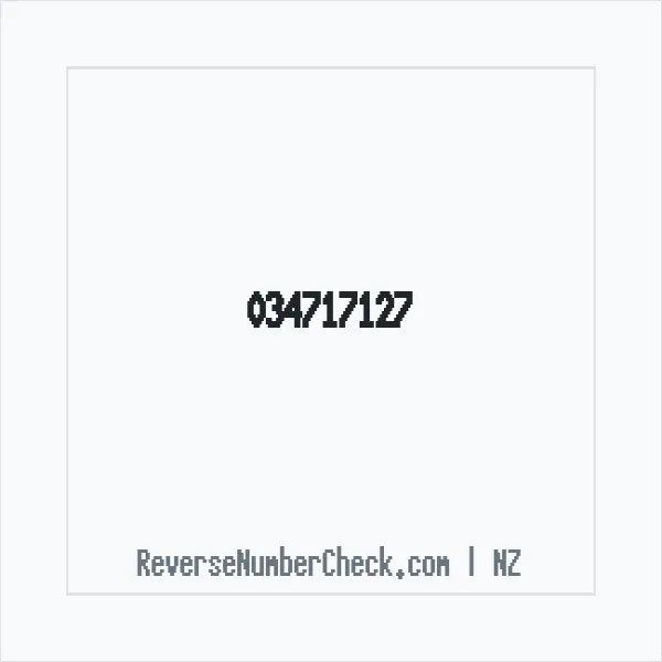 Phone number +64 (3) 4717-127 image