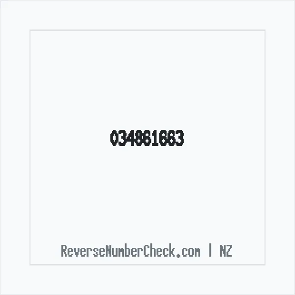 Phone number +64 (3) 4861-663 image