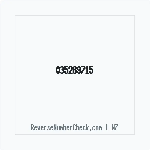 Phone number +64 (3) 5289-715 image