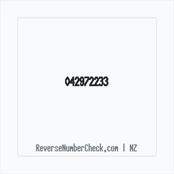 Phone number +64 (4) 2972-233 image