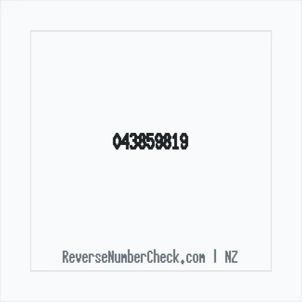 Phone number +64 (4) 3859-819 image