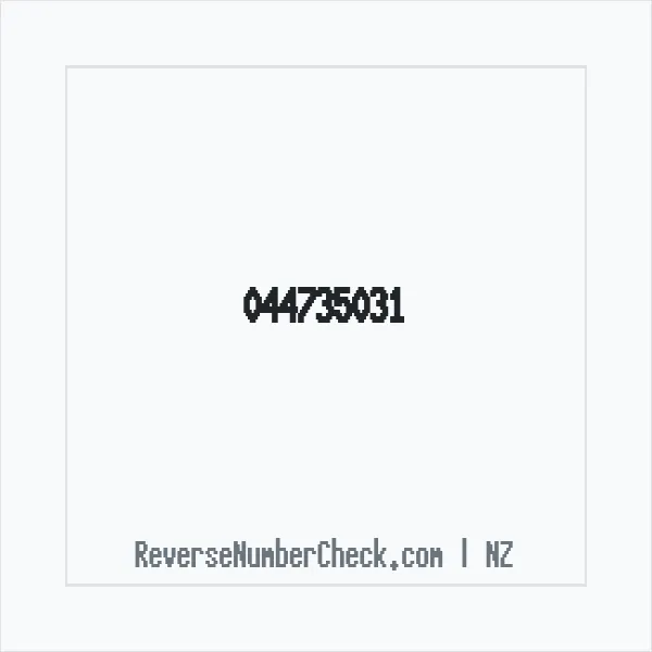 Phone number +64 (4) 4735-031 image