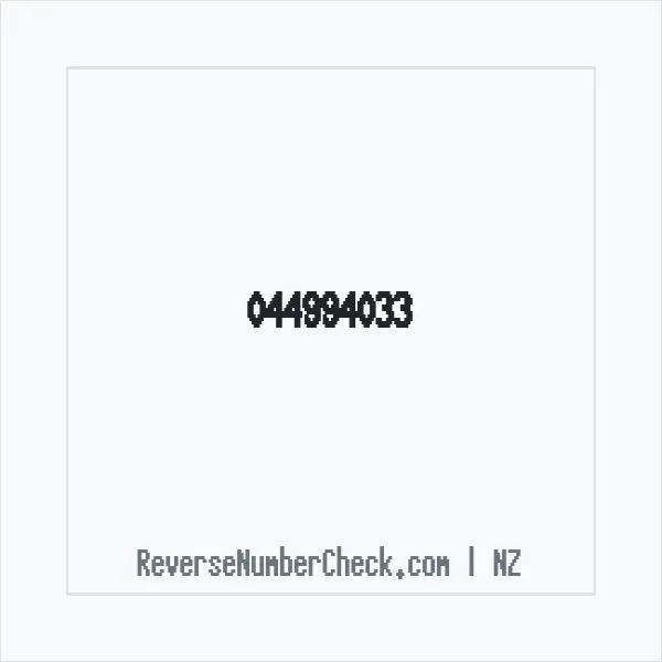 Phone number +64 (4) 4994-033 image