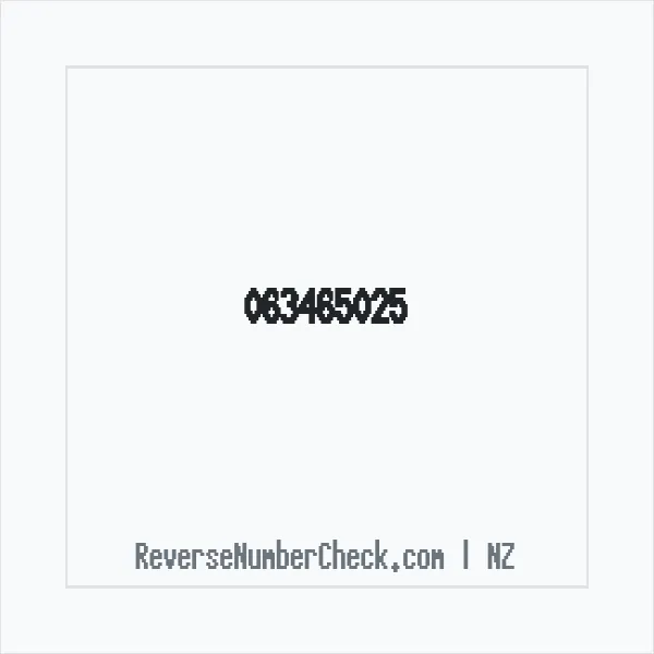 Phone number +64 (6) 3465-025 image