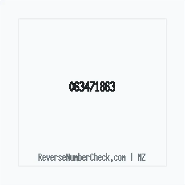 Phone number +64 (6) 3471-863 image