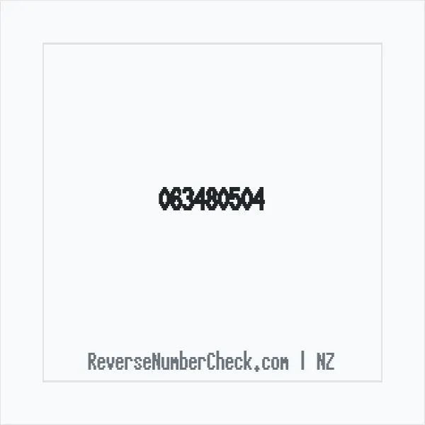 Phone number +64 (6) 3480-504 image