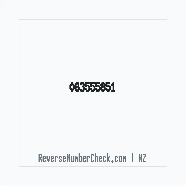 Phone number +64 (6) 3555-851 image
