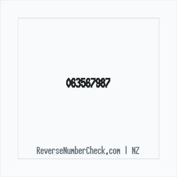 Phone number +64 (6) 3567-987 image