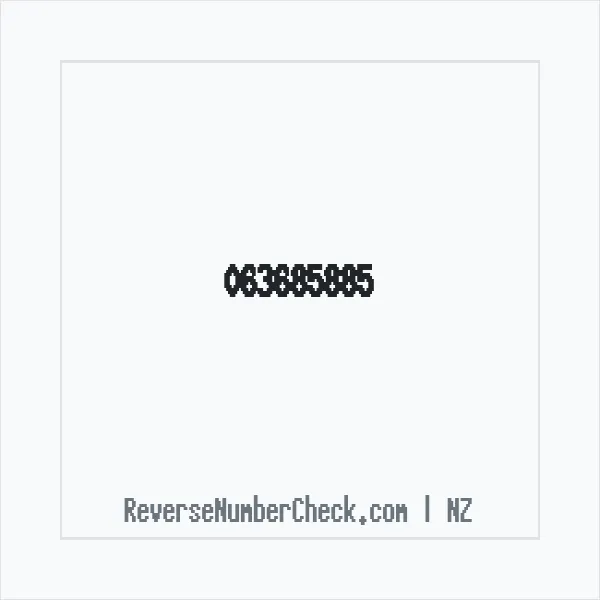 Phone number +64 (6) 3685-885 image