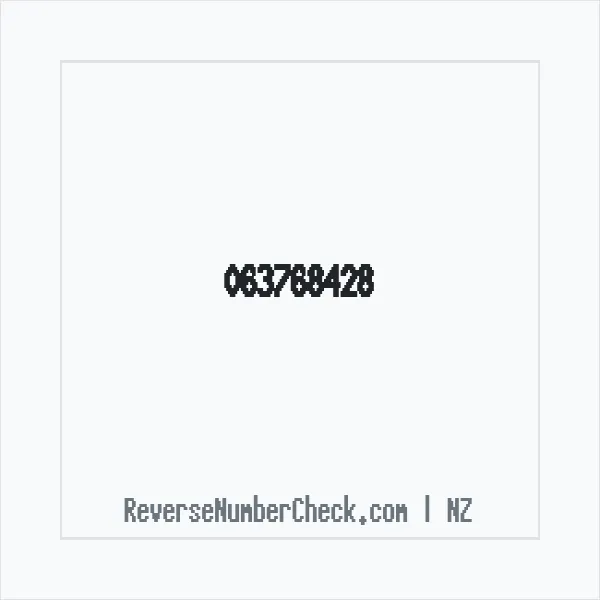 Phone number +64 (6) 3768-428 image