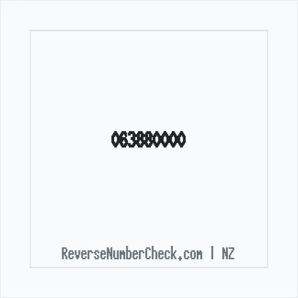 Phone number +64 (6) 3880-000 image