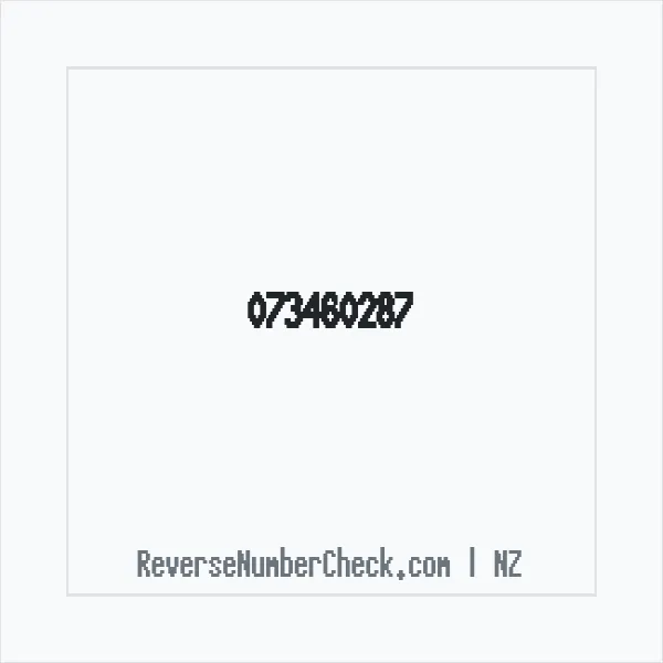 Phone number +64 (7) 3460-287 image