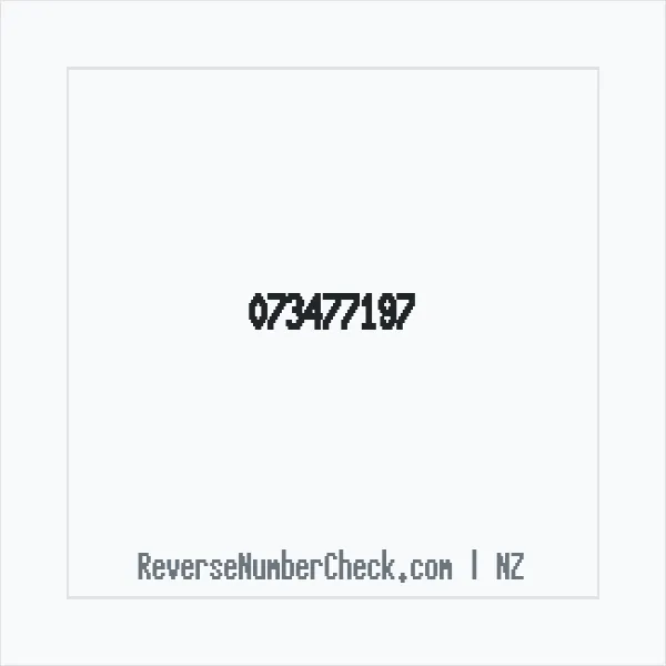 Phone number +64 (7) 3477-197 image