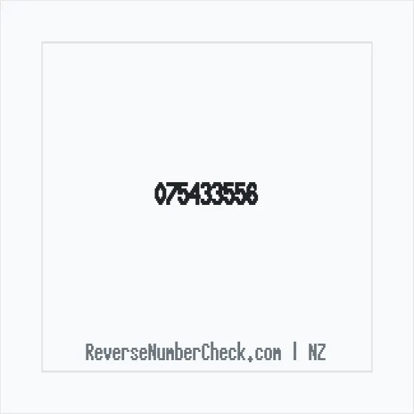 Phone number +64 (7) 5433-556 image