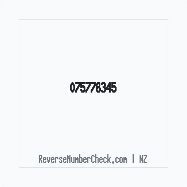 Phone number +64 (7) 5776-345 image