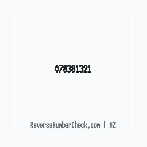 Phone number +64 (7) 8381-321 image
