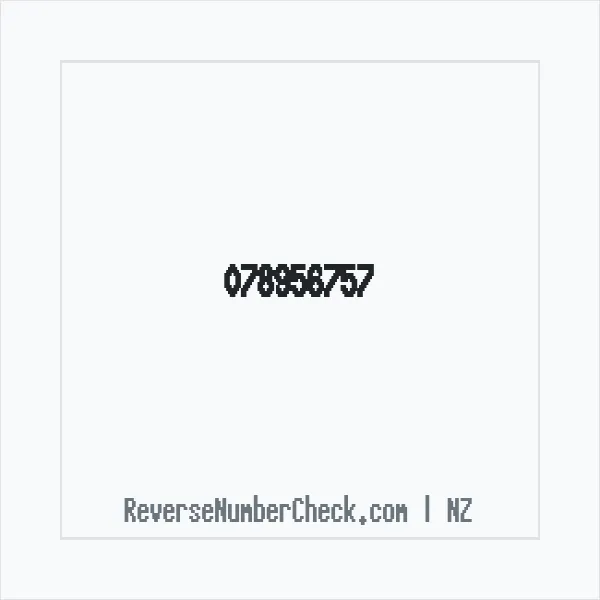 Phone number +64 (7) 8956-757 image