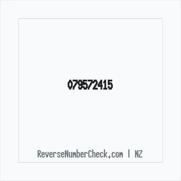 Phone number +64 (7) 9572-415 image