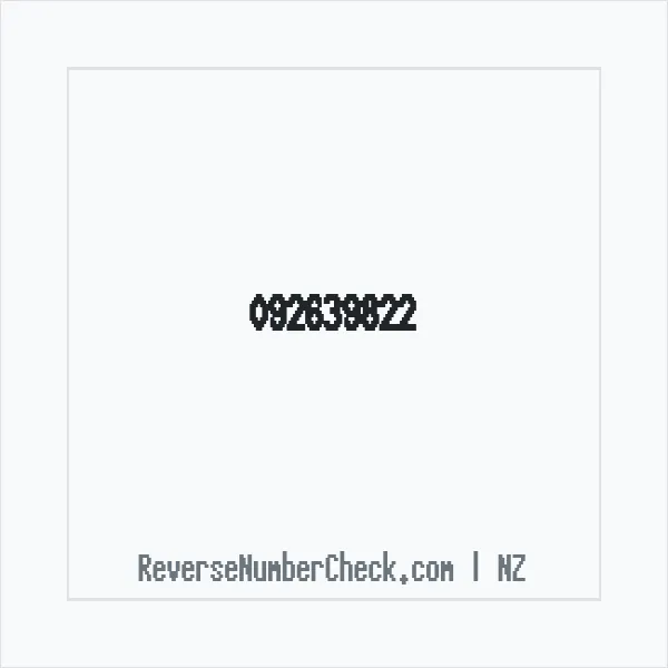 Phone number +64 (9) 2639-822 image