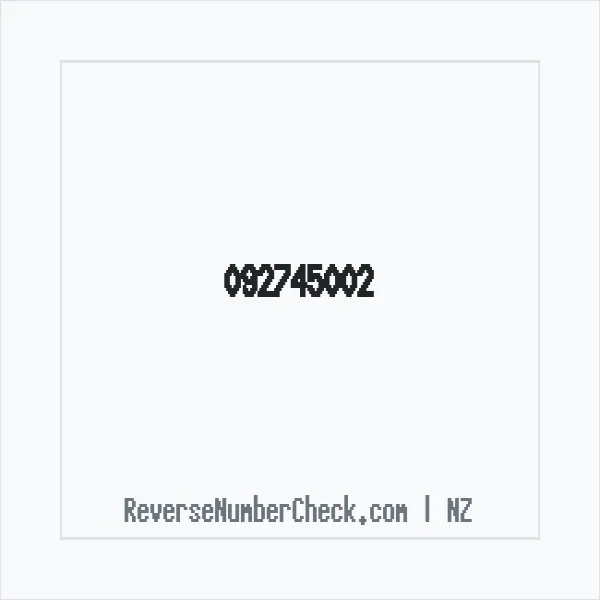 Phone number +64 (9) 2745-002 image