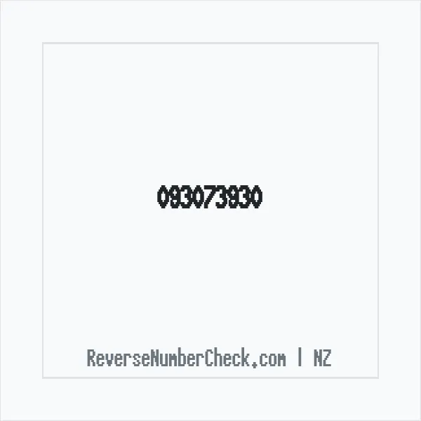 Phone number +64 (9) 3073-930 image
