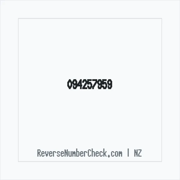 Phone number +64 (9) 4257-959 image