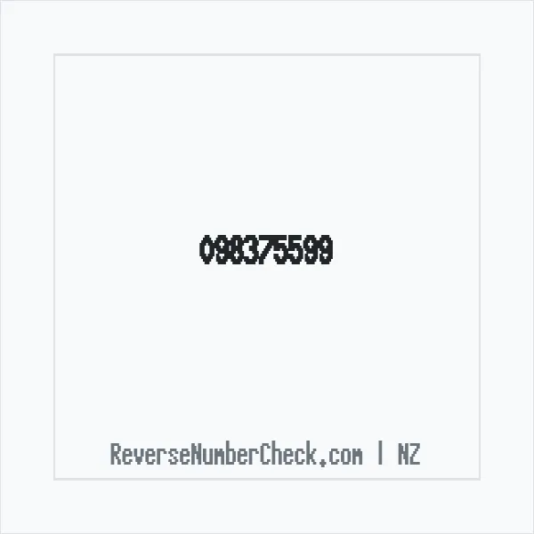 Phone number +64 (9) 8375-599 image