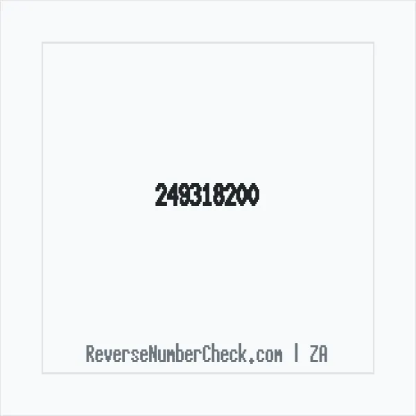 Phone number +27 (24) 931-8200 image