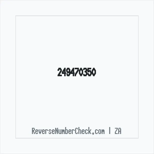 Phone number +27 (24) 947-0350 image
