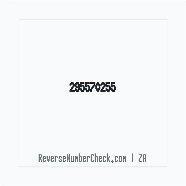 Phone number +27 (29) 557-0255 image