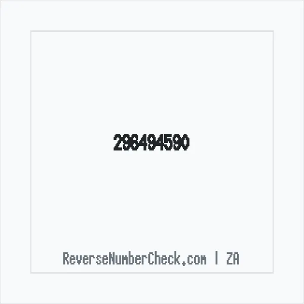 Phone number +27 (29) 649-4590 image