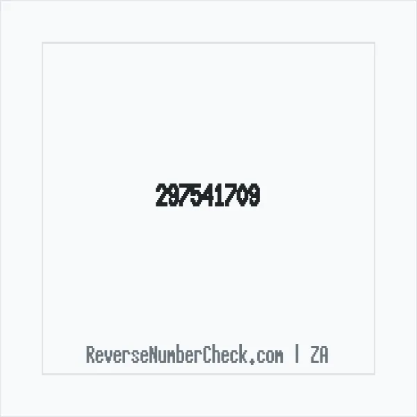 Phone number +27 (29) 754-1709 image