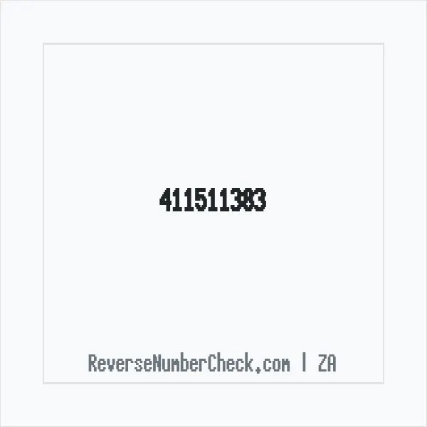 Phone number +27 (41) 151-1383 image