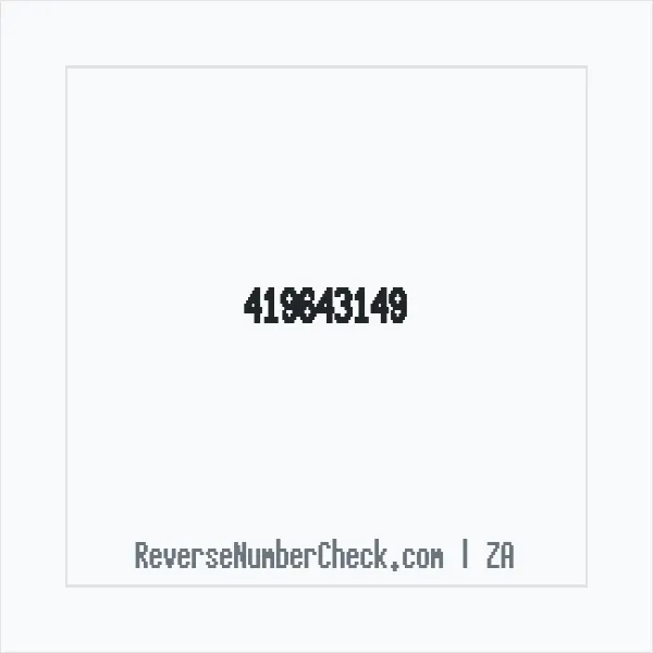 Phone number +27 (41) 964-3149 image